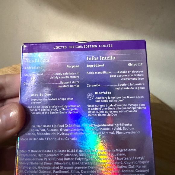 Dr Idriss limited edition barrier baste lip basting duo made in Canada NWT - Picture 4 of 6